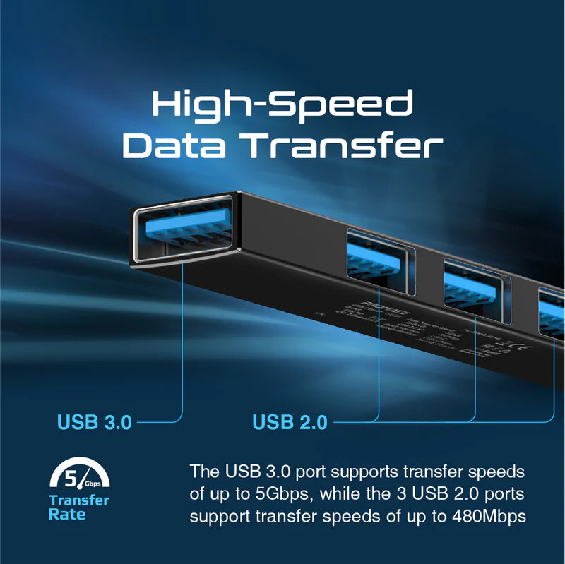 Lite HUB 4-in-1 Multi-Port USB-C Data Hub