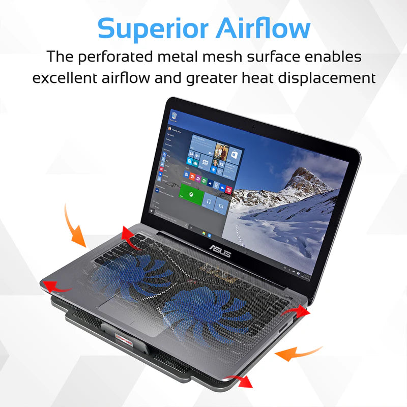 Laptop Cooling Pad with Silent Fan Technology