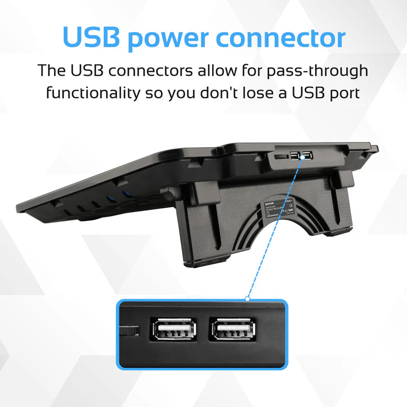 Laptop Cooling Pad with Silent Fan Technology