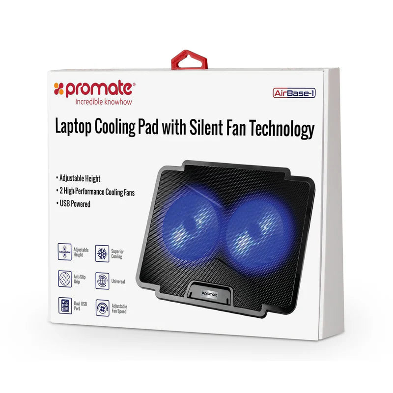 Laptop Cooling Pad with Silent Fan Technology
