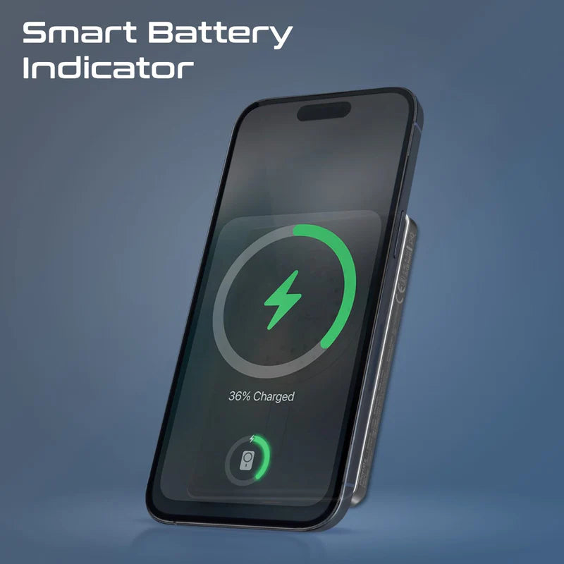 Blade-5 Ultra-Slim Aluminum Crafted MagSafe Compatible Wireless Charging PowerBank