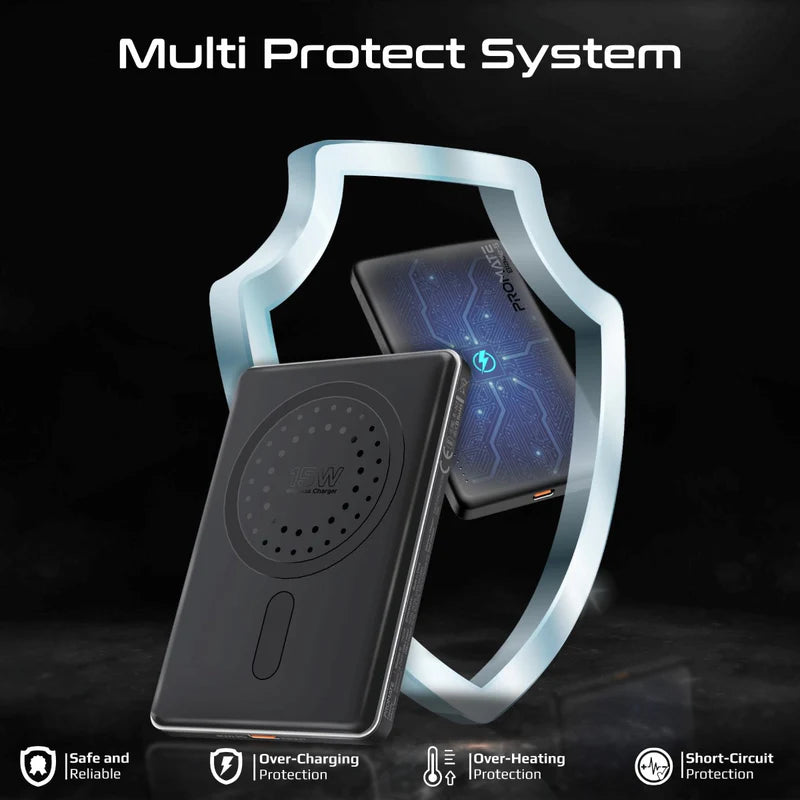 Blade-5 Ultra-Slim Aluminum Crafted MagSafe Compatible Wireless Charging PowerBank