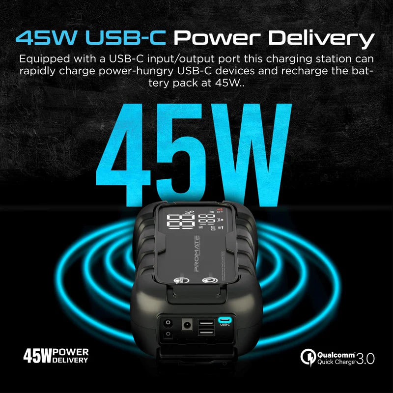 SparkTank-20 jump starter ,2000A/12V Heavy Duty Car Jump Starter with 20000mAh Power Bank & 45W Power Delivery