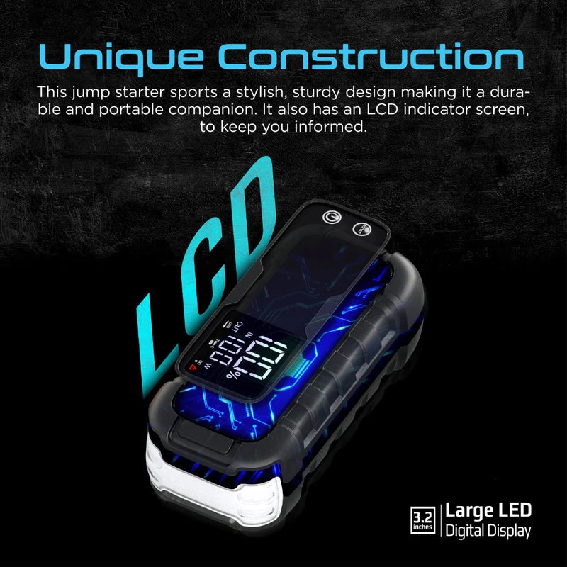 SparkTank-20 jump starter ,2000A/12V Heavy Duty Car Jump Starter with 20000mAh Power Bank & 45W Power Delivery