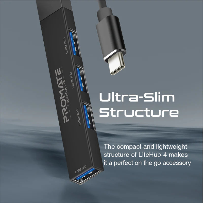 Lite HUB 4-in-1 Multi-Port USB-C Data Hub