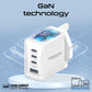 GanPort4-67pd 67W Power Delivery GaNFast™ Charger with Quick Charge 3.0