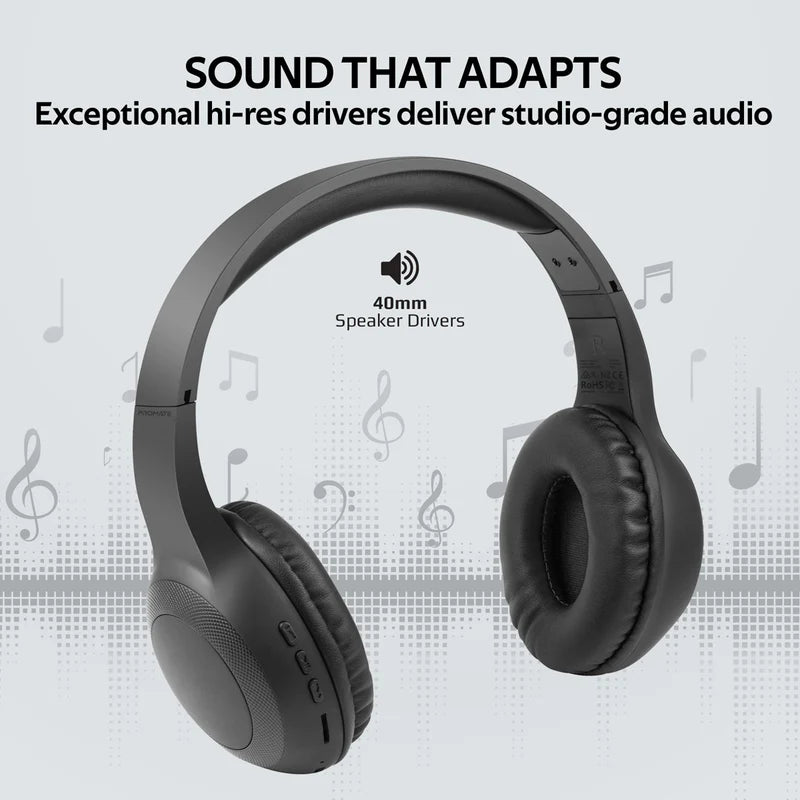 LaBoca Deep Bass Over-Ear Wireless Headphones