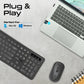 ProCombo-13 Sleek Profile Full-Size Wireless Keyboard and Mouse