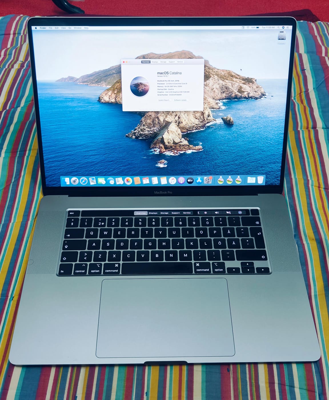 MacBook Pro 2019 16" A2141  16-512